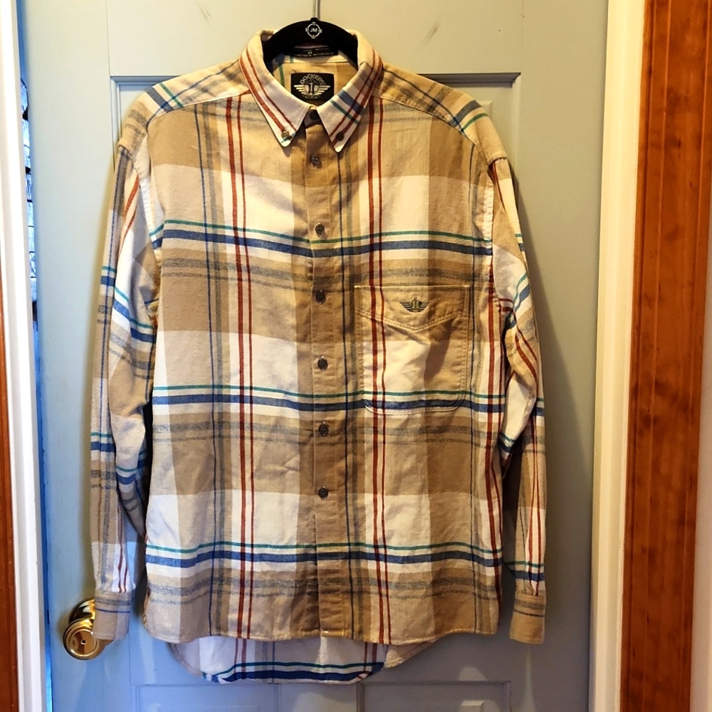 Dockers Long Sleeve Men's Medium 100% cotton